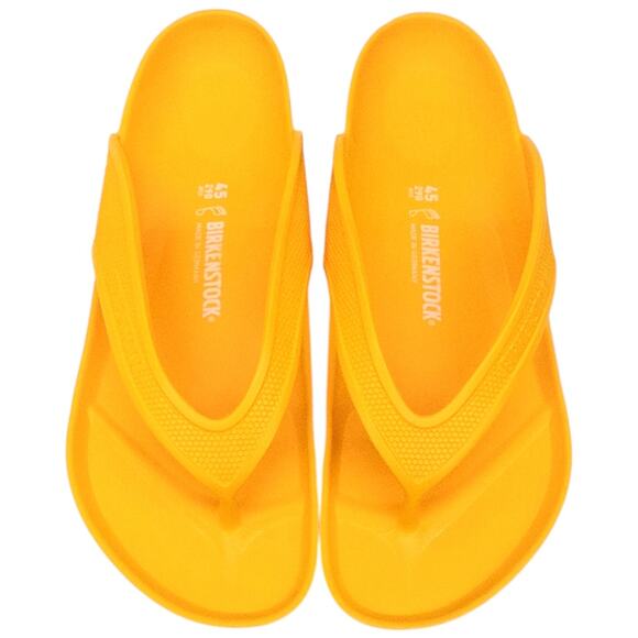 Authentic Birkenstock Honolulu EVA Zinnia Yellow EU 45 US Men's size 12 12.5 - Picture 6 of 8